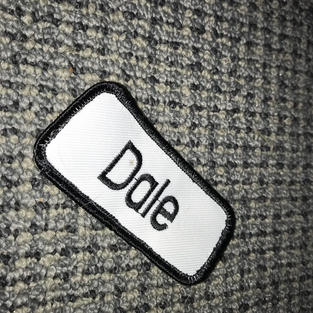 Dale Name tag Patch‎ 2.5